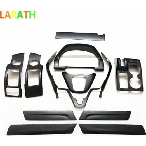 The New 13PCS For Honda CRV 2007 2008 2009 2010 LHD ABS Carbon Fiber Paint Interior Decoration Upgrade Kit Auto Accessories