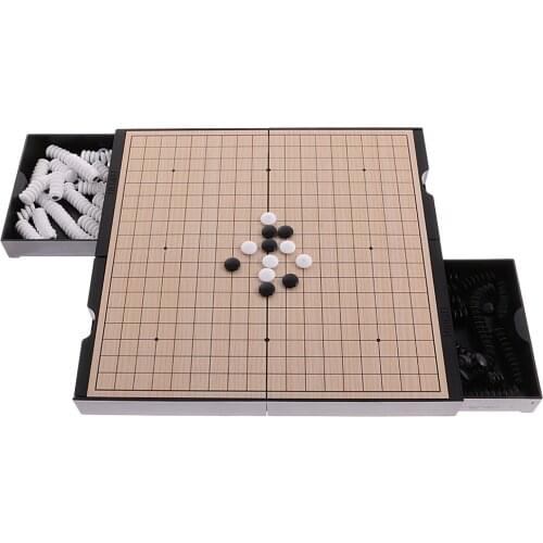 Portable Folding Board Go Game WeiQi Chinese Chess Gobang Game Set
