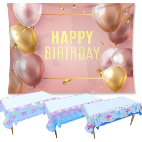 Amawii Happy Birthday Party Tablecloth 1st Boy And Girl Decor 21 30 40 50 60th Years Tapestry Background Anniversary Supplies