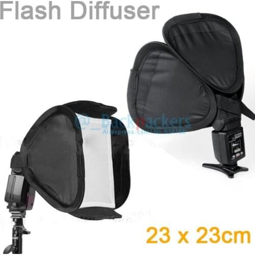 23 x 23cm Camera Flash Diffuser Softbox for yn565 yn560 yn568 yn468 yn460II 430ex 580ex sb900 Universal