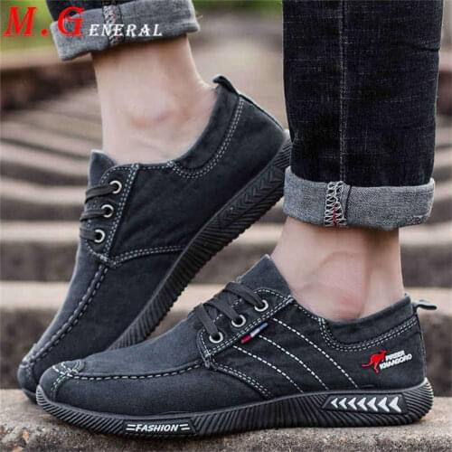 Lace Up Mens Shoes Plimsolls Man Sneakers Comfort Flats Men Shoes Denim Mens Casual Footwear Light Low Mens Vulcanize Shoe C65