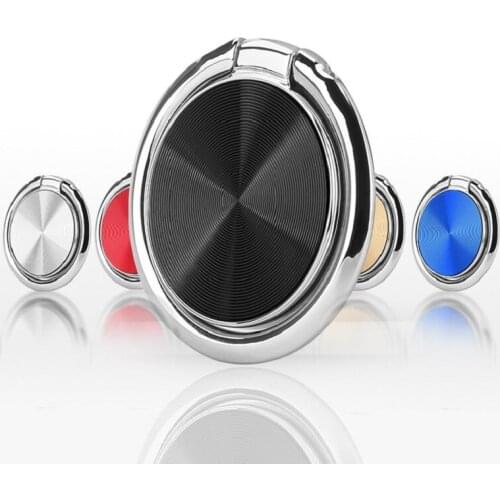 Ultra-thin Mobile Phone Ring Buckle Car Holder 360 Degree Rotatable Magnetic Phone Holder Finger Ring Bracket Portable