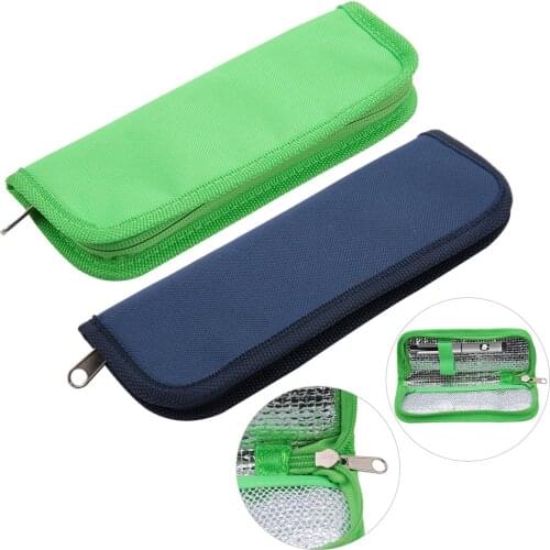 1Pc Portable Diabetic Insulin Cooler Bag Protector Pill Refrigerated Ice Box Medical Travel Case Insulation Outdoor Cooling Bag