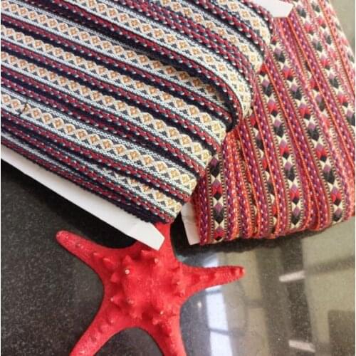 5m/lot Cotton Webbing Length Webbing Strap Belting Bag Strap Tape For DIY Bag Luggage Colorful