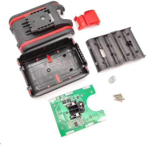 HENGCHANG 21v Cordless Electric Screwdriver Mini Drill Battery Case 18V Power Tools 18650 Box with BMS Pcb