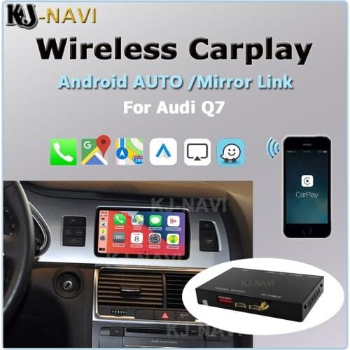 Car Play Android Auto Mirror Reverse Camera Wireless Apple CarPlay for Audi Q7 2010-2015 MMI
