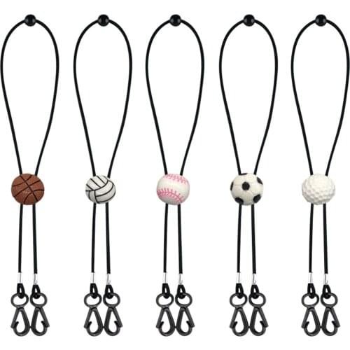Face Mask Holder Rop Mask Lanyard Adjustable Cartoon Mask Hanging Hook Rop Antilost Antidrop Mask Hanging Neck Rop Random Color