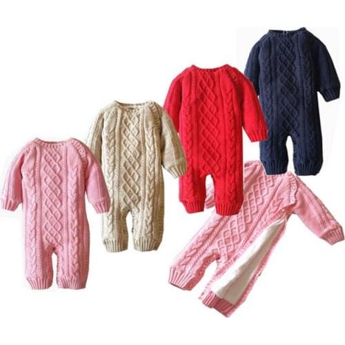 Baby Thickening Autumn and Winter Warm Soft Romper Kids Cotton Fashion Climb Clothes GTST0038