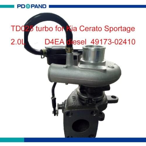 Motor turbo charger kit TD025 compressor supercharger 49173-02410 28231-27000 2823127000 for Kia Cerato Carens Sportage 2.0L