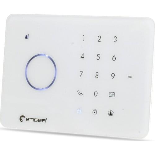 Multi-Language GSM frequency: 850 / 900 / 1800 / 1900 MHz Can be disarmed by RFID tag GSM Alarm System