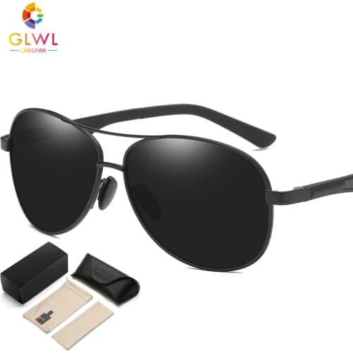 Mens Glasses With Case Fashion 2021 Black Shade Sun Polarized Sunglasses Male Driver Eyeglasses Brand Designer Sports Goggles
