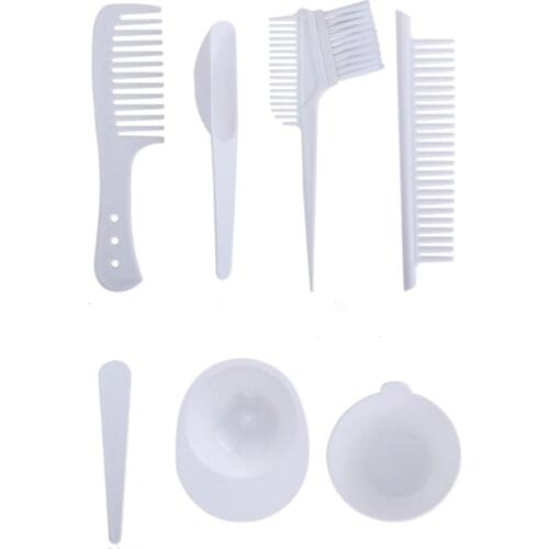 Hair Color Dye Bowl Comb Brushes Tool Kit Set Tint Coloring