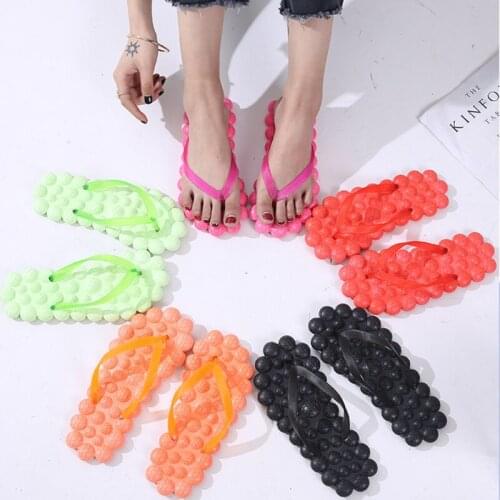 New 2021 Massage Slippers Women Flip Flop Woman Fashion Summer Indoor Shoes Slippers For Home Casual Claquette Femme Chaussure