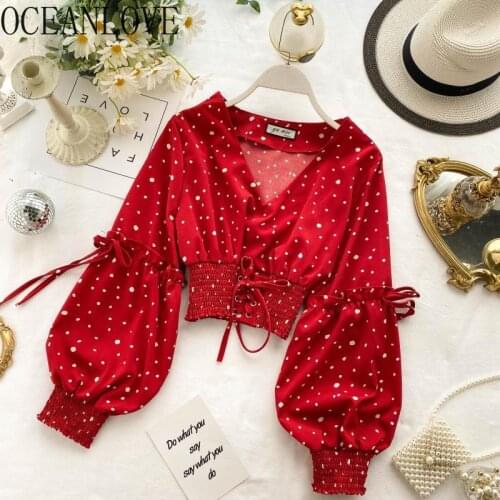 Oceanlove Short Sleeve Shirts For Women