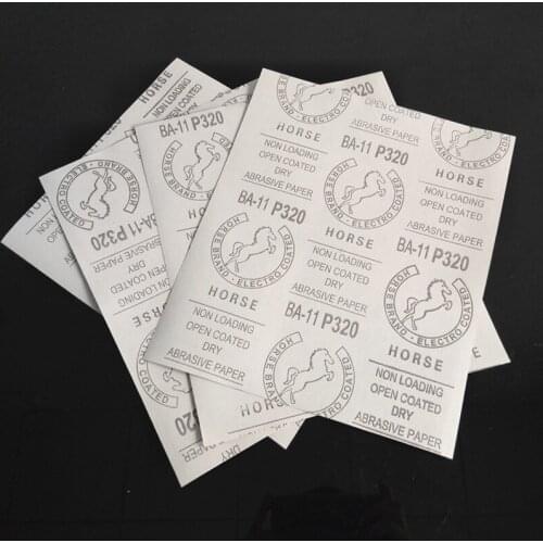 Polishing Sanding Dry Abrasive Sandpaper Paper Sheets Surface Finishing Made Grit P120/150111