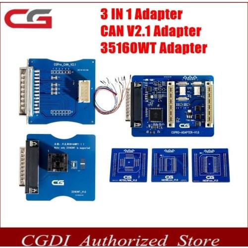 CG Pro 9S12 Programmer CAS4 & CAN V2.1 & 35160WT adapter & HC705/908 AM29FXXX AM29Blxxx 3 in 1 adapter for CG PRO 9S12