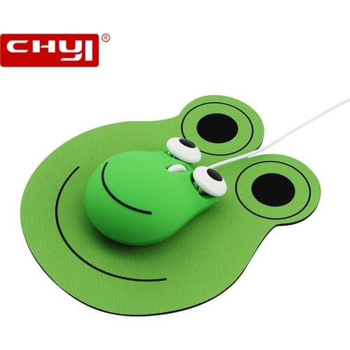 Wired Mini Mouse Cartoon Frog Tiger Bear Design Computer Mause 1600 DPI USB Optical Creative Cute Mice Kids Gift For PC Laptop