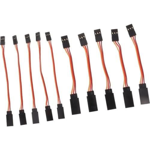 RC Servo Extension Cable Lead Wire 3Pin Cord Male To Female JR Plug 50/100mm