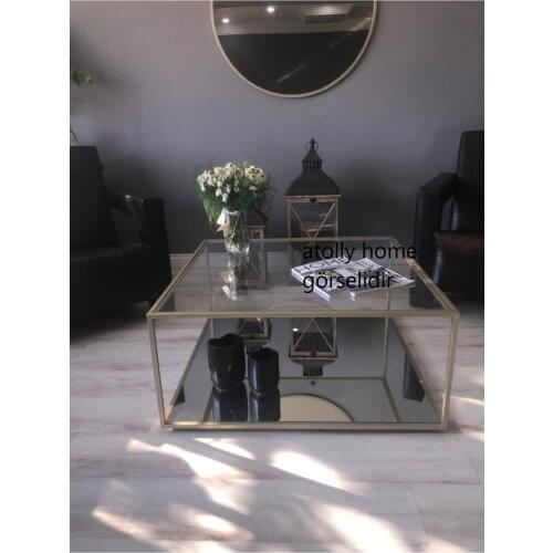 Modern Metal Gold Medium Coffee table coffe table