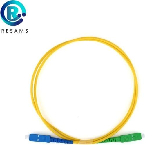 Resams SC UPC - APC SM SX Transmission Stability Low Insertion Loss Professional Manufacturer Branch Fiber Optic Patch Cord