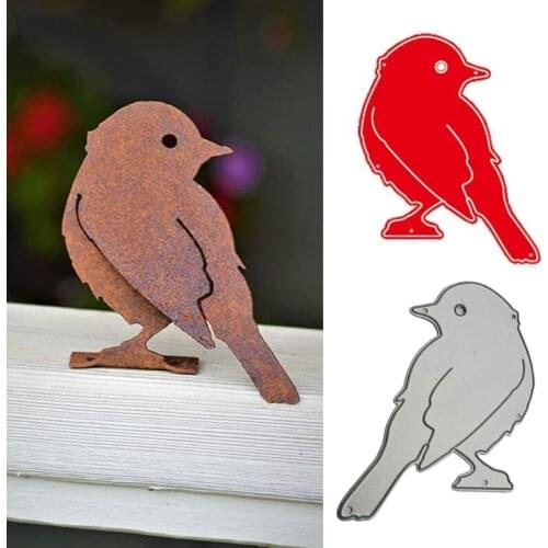 Quiet Bird Metal Cutting Dies Stencil DIY Scrapbooking Album Paper Card Template Mold Embossing Craft Decoration