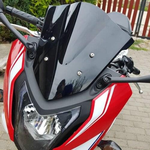 Windscreen For 2014 2015 2016 2017 2018 Honda CBR650F CBR 650 F Wind Screen Deflectors Windshield