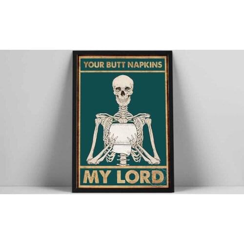 Your Butt Napkins My Lord Vintage Posters Abstract Canvas Painting Prints Wall Art Modern Wall Pictures for Living Room Decor