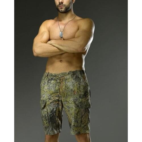 War chief Tactical Outdoor Camouflage Capri short Men Cotton Polyester Cropped Quick Dry Trousers Fashion Camping shorts