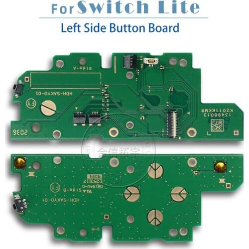 HOTHINK 1pcs Replacement Left Side Button Board Assembly for Nintendo Switch Lite L Trigger Key Home for NS Lite Repair Parts