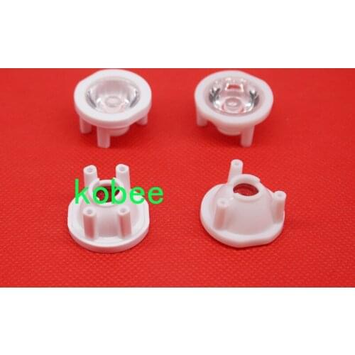 10pcs/Set Soft Led Lens Holder 5 15 30 45 60 90 120 Degree For 1w 3w LED High Power Bulb