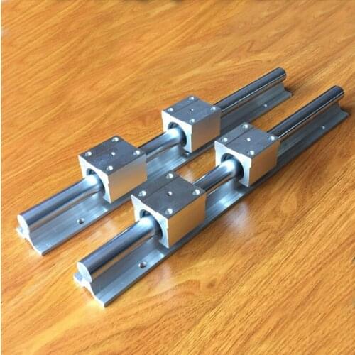 2pcs SBR16 16mm 900mm support rail linear guide + 4pcs SBR16UU linear blocks beairng for CNC router linear guide
