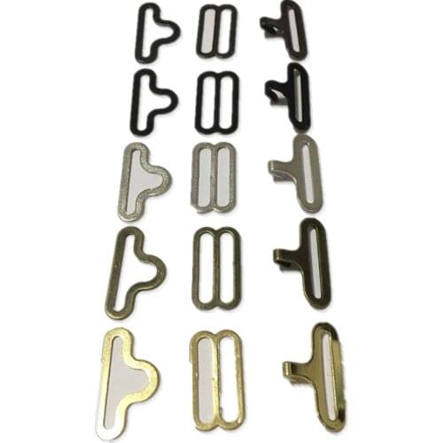 50 sets Bow Tie Hardware Necktie Hook Bow Tie or Cravat Clips Fasteners to Make Adjustable Straps on Bow Tie dip