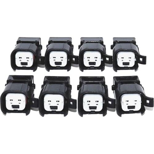 8Pcs Fuel Injector Connector Adapter LS1 EV1 to EV6 EV14 USCAR LS2 LS3 LSX LT1