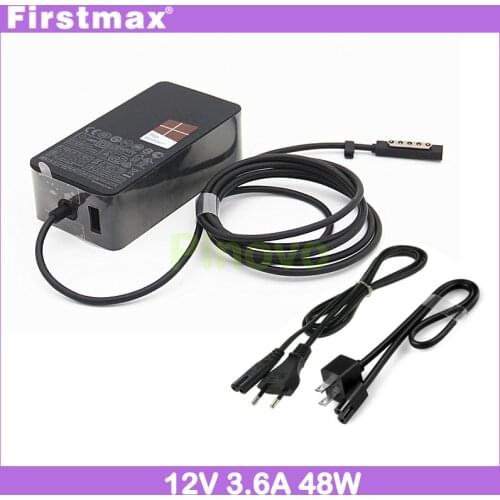 Firstmax 12V 3.6A 48W AC Adapter tablet pc charger 1536 for Microsoft Surface Pro Model 1514 Pro 2 Model 1601 US or EU Plug