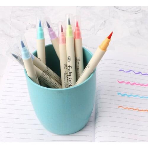 10 Colors Watercolor Marker Pen Soft Brush Calligraphy Sketch Drawing Painting