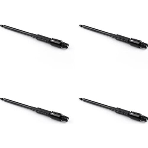 Artudatech 4Pcs NA-767 BNC Dual Band Telescopic Antenna For ICOM For Kenwood Radio Walkie Talkie Accessories