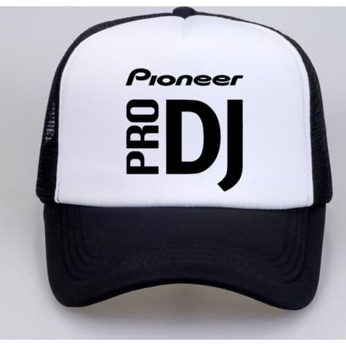 DJ style Pioneer Baseball Cap Summer cool Mesh Trucker Cap Women Men print Pioneer DJ PRO Snapback hat bone gorras