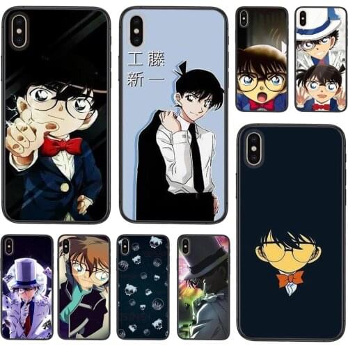 Come Low Detective Conan Pattern Mobile Phone Case Capa For Redmi K40 9C Nfc 9A 8A 7A K30S K30 Pro Plus 5G