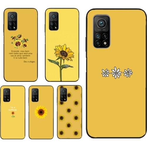 Daisy Sunflower Floral Flower Phone Case For Xiaomi Mi 10T Pro 11 Lite Ultra Mi A3 Note 10 POCO X3 M3 Pro F1 F2 F3 Cover