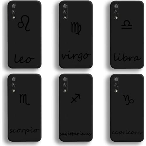 Zodiac Sign Phone Case For Huawei Honor 30 20 10 9 8 8x 8c v30 Lite view 7A pro