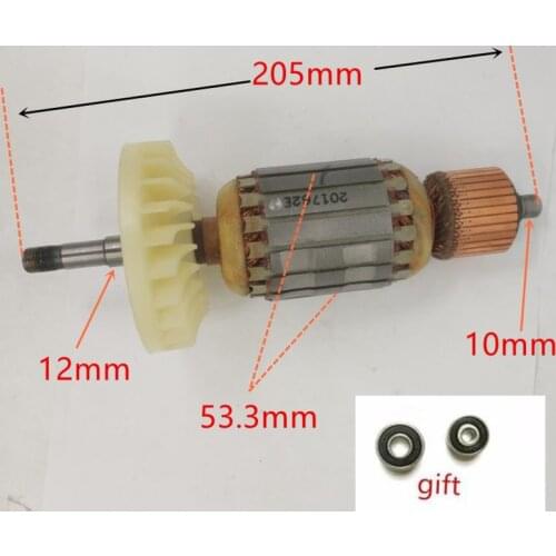 Genuine ARMATURE 220V-240V for Hitachi 360762E G23SR G23SRU G18SR CM9SR CM7MRU CM7MR Disc Grinder