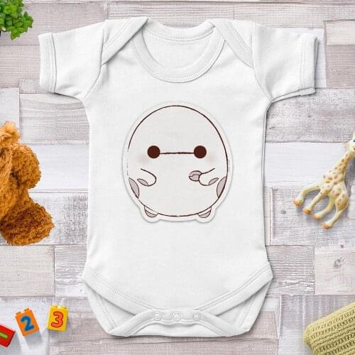 Big Hero Baby Rompers Fat Baymax Disney Cartoon Cute Newborn Jumpsuits Harajuku Baby Infant GIrl Boy Bodysuits Onesie