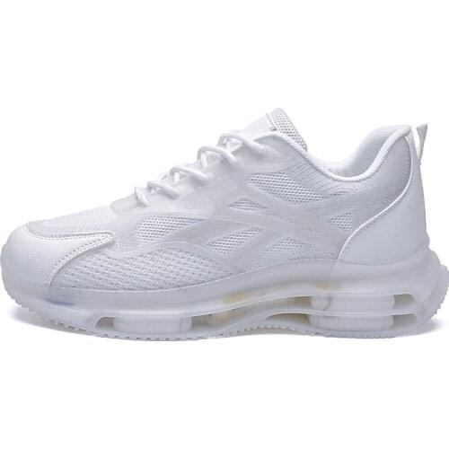 2021 New Summer Sports Shoes Casual Low-top Round Head Mesh Fashion White Non-slip Wild Breathable Mens Shoes