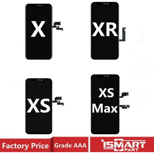 OEM AMOLED for iPhone X XS Max XR LCD Display 3D Touch Screen Digitizer Assembly GX Hard Soft OLED Replacement Parts
