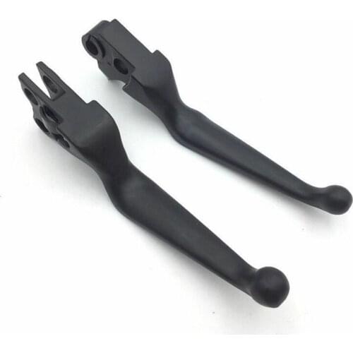 Black Aluminum Motorcycle Brake Clutch Lever Hand Levers for Harley Touring Dyna Softail 1996-2007 XL 1996-2003