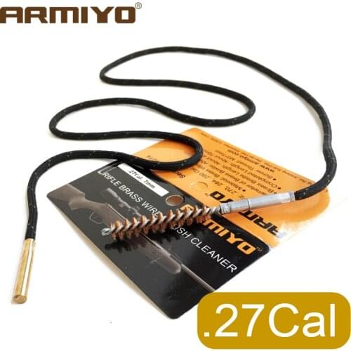 Armiyo Barrel Brush .270Cal 7mm Gun Bore Brush Hunting Rifle Cleaning Kit Shooting Cleaner Accessories Screw m4 Thread 8-32