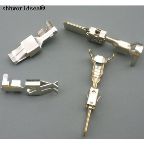 Shhworldsea 10 pair 6.3mm Crimp Terminal Female male Spade car Connector