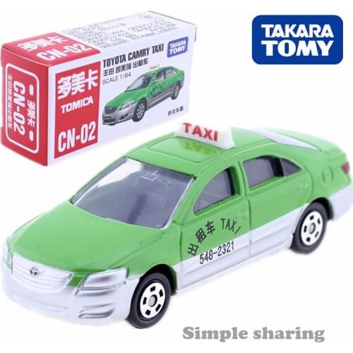 Tomica CN-02 Toyota Camry TAXI Takara Tomy AUTO CAR Motors Vehicle Diecast Metal Model New Toys Collection GIFT