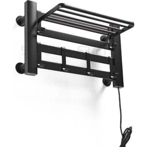 Intelligent electric towel rack household toilet electric heating constant temperature carbon fiber drying rack storage rack