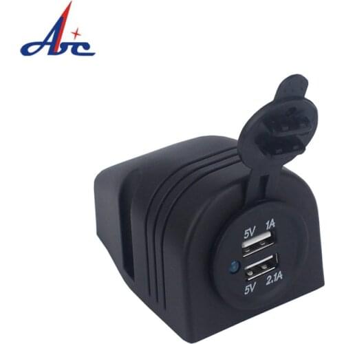 12V Universal Dual USB Car Cigarette Lighter Socket Splitter DS2 Series Mobilephone Charger Power Adapter